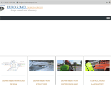 Tablet Screenshot of euroroad-designgroup.com